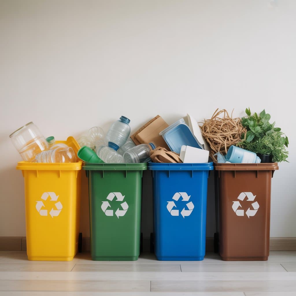 flat lay of colorful recycling bins and 19 fqn8ft2sydkpa9je4ua aohqneent7yopuu7kgcxaq