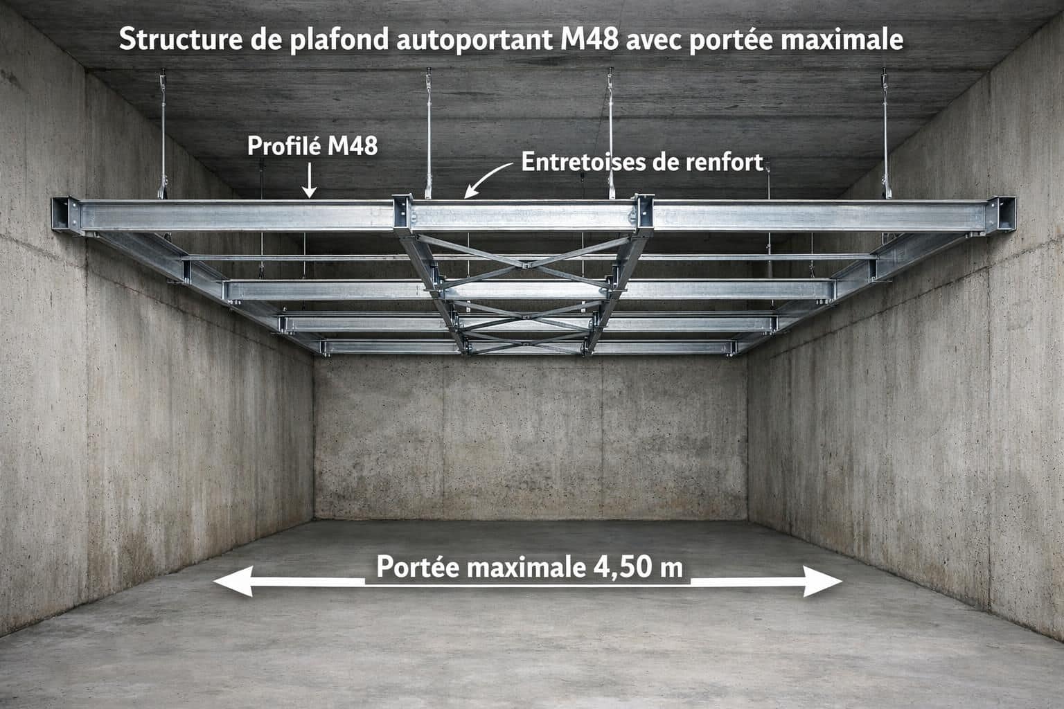 découvrez tout ce qu'il faut savoir sur la portée plafond autoportant m48 pour bien choisir votre installation, avec conseils et critères essentiels.