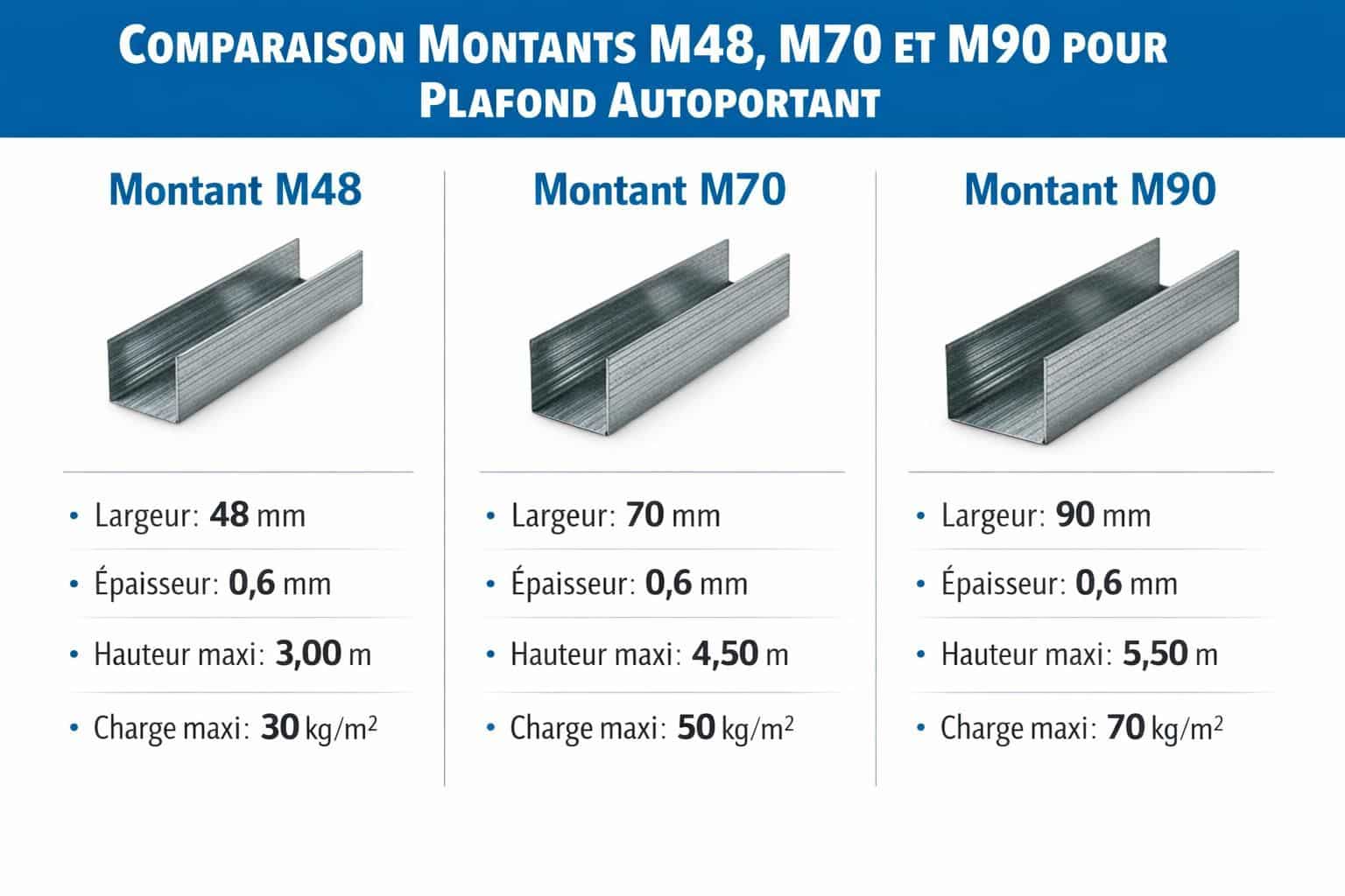 découvrez tout ce qu'il faut savoir sur la portée plafond autoportant m48 pour bien choisir votre installation robuste et sécurisée.