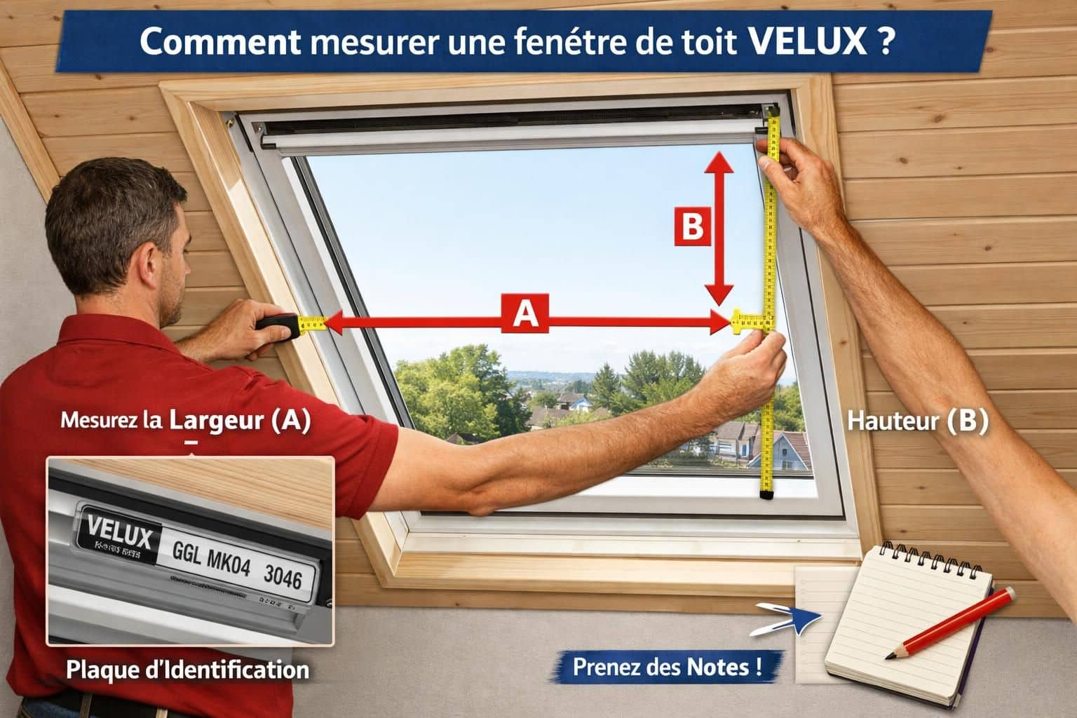 découvrez comment choisir la taille idéale pour votre velux et apprenez à la mesurer facilement grâce à nos conseils pratiques et simples.