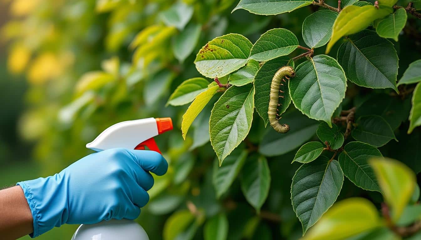 découvrez comment reconnaître la pyrale du buis et protéger vos plantations grâce à des méthodes efficaces pour lutter contre ce ravageur qui cause le jaunissement des feuilles.