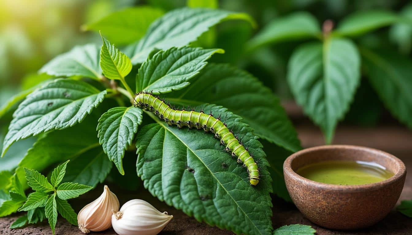 découvrez des méthodes naturelles et efficaces pour protéger vos plantes des chenilles et soigner les feuilles endommagées sans produits chimiques.