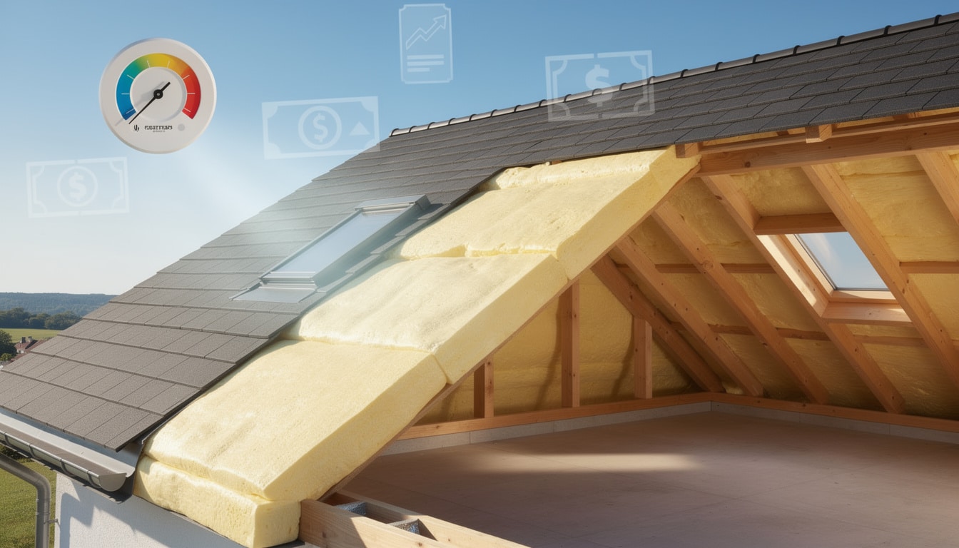 optimisez votre confort et réduisez vos factures d'énergie grâce à l'isolation de toiture en polyuréthane, une solution efficace et durable pour votre maison.