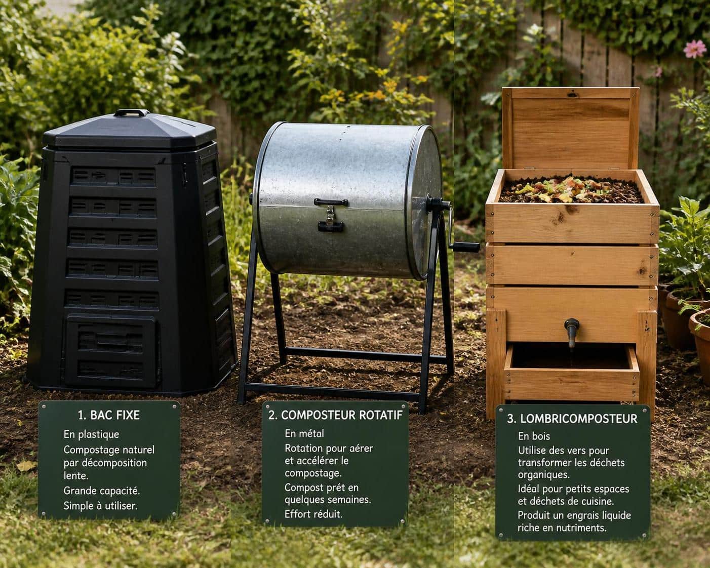 découvrez nos conseils pour choisir le bac à compost idéal adapté à votre jardin et transformer vos déchets organiques en un compost riche et naturel.