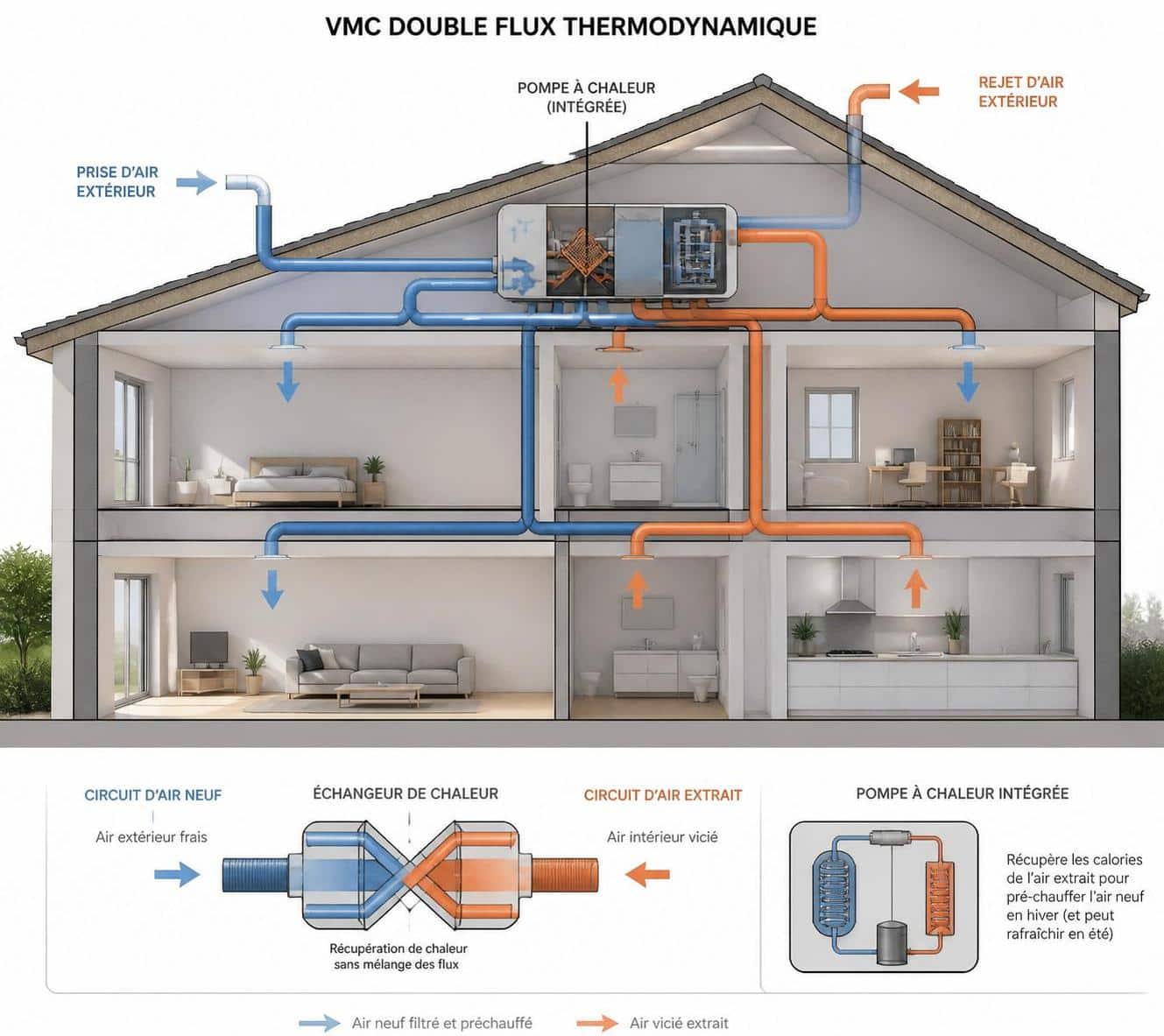 découvrez le fonctionnement d'une vmc double flux thermodynamique et explorez ses avantages majeurs en matière de confort, d'économie d'énergie et de qualité de l'air intérieur.