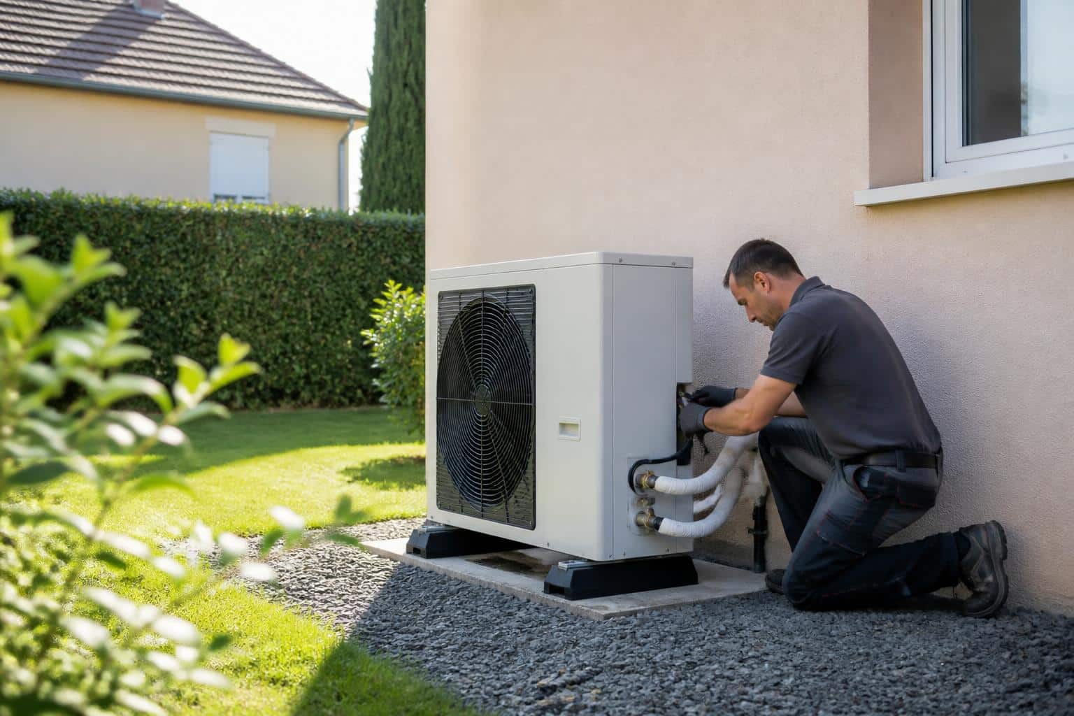 découvrez le prix d'installation d'une pompe à chaleur en 2026, les facteurs influençant le coût, et les aides financières disponibles pour un projet énergétique efficace.