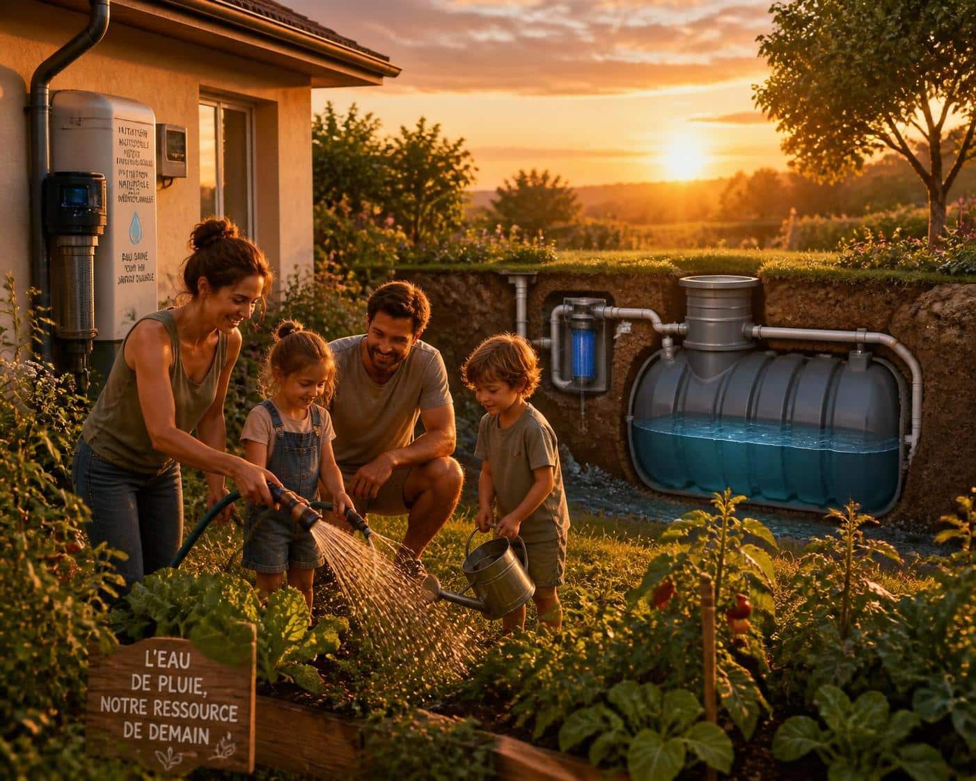 découvrez notre guide complet pour choisir et installer un récupérateur d'eau de pluie enterré, une solution écologique et économique pour préserver l'eau et optimiser votre jardin.