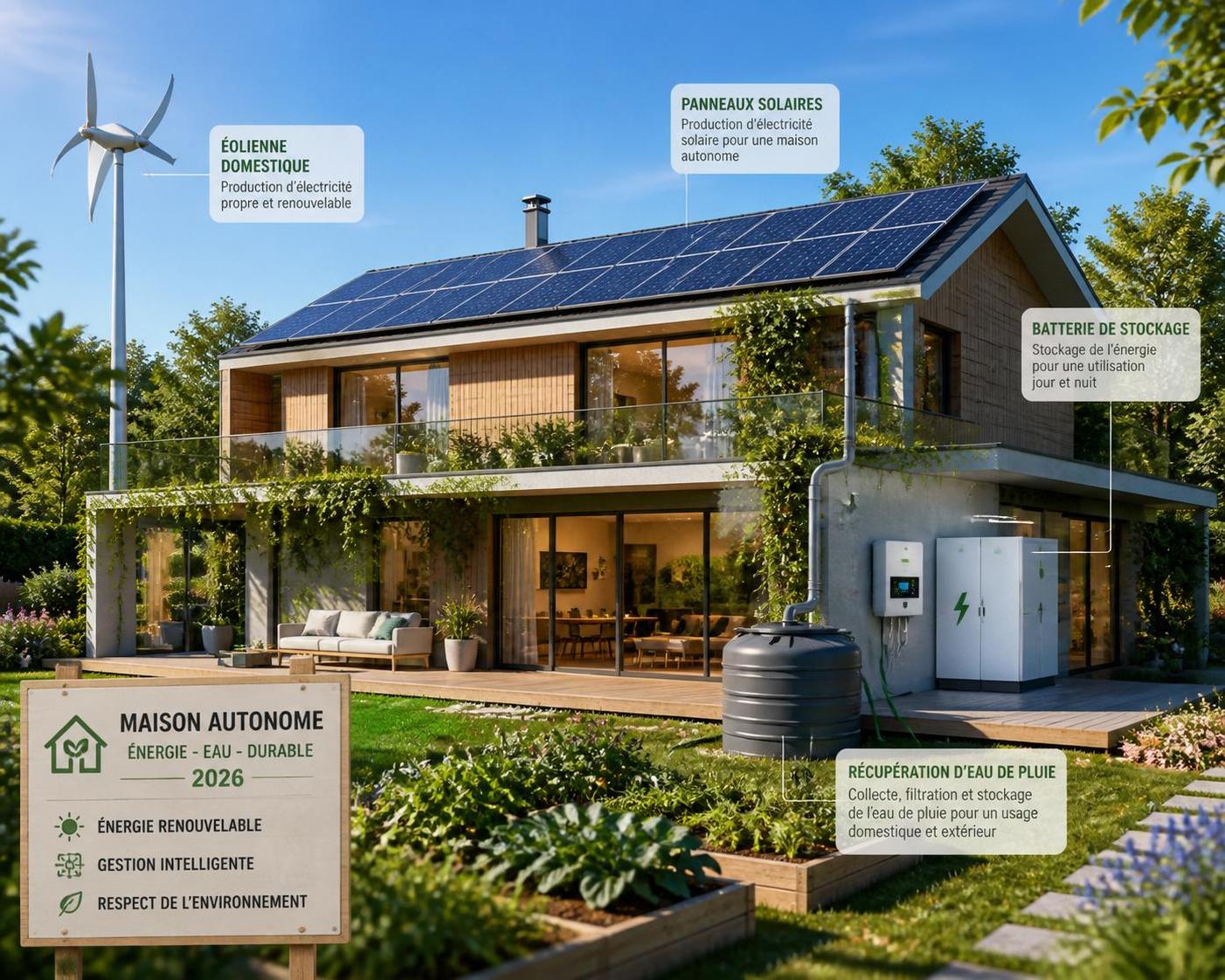 découvrez comment rendre votre maison autonome en 2026 pour diminuer votre dépendance énergétique grâce à des solutions innovantes et durables.