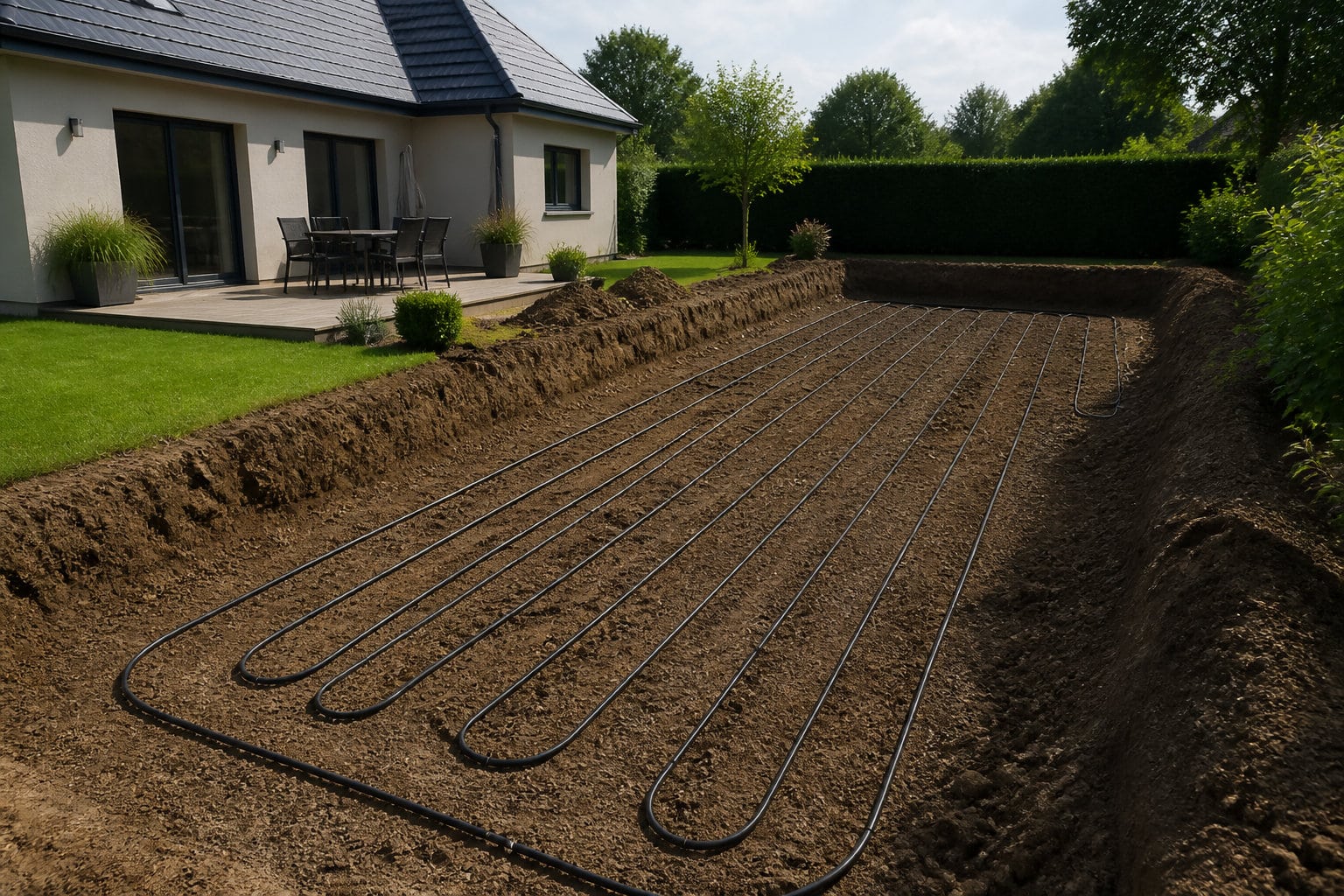 Choisir entre captage horizontal ou vertical selon le terrain